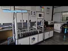 11 قطب 18 قطب ACG مغناطيسات محرك الفيريت نوع البلاط الأسود الرمادي